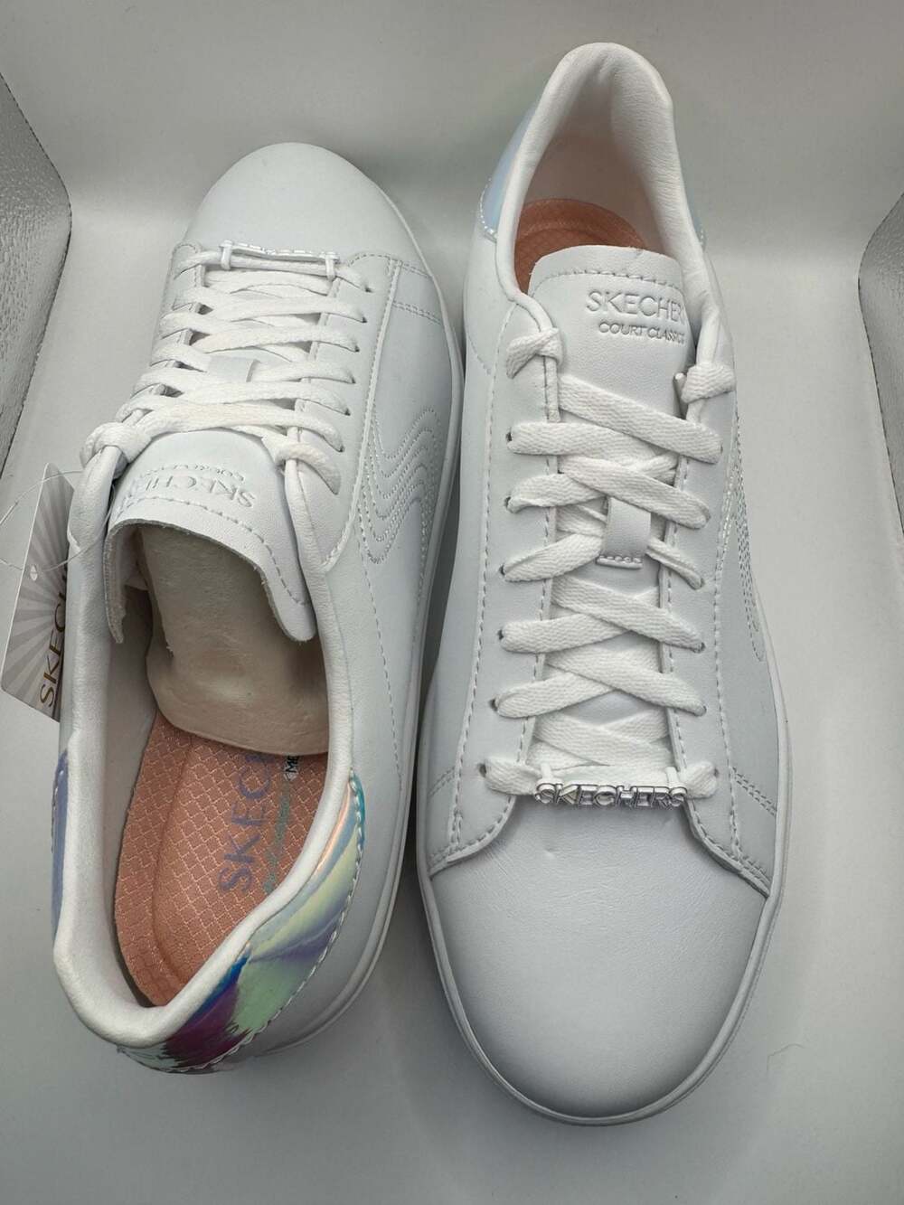 Skechers Court Classics Eden LX Iridescent Sneakers